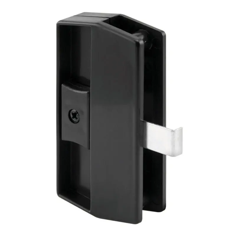 Prime-Line Interior Plastic Black Latch And Pull