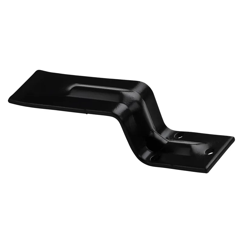 National Hardware 6-5/16 In. L Gloss Black Hot Rolled Steel Open Bar Holder 1 Pk