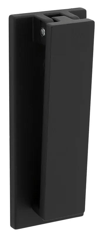 Reed Door Knocker, Matte Black