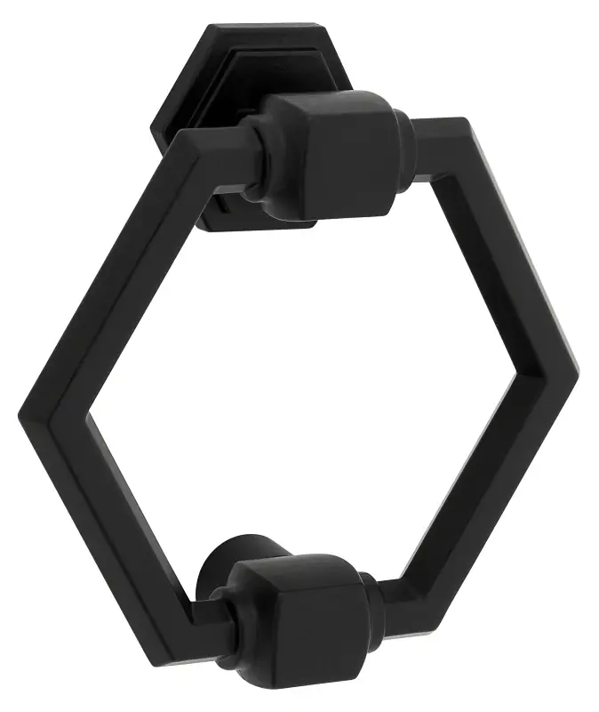 Powell Door Knocker, Matte Black