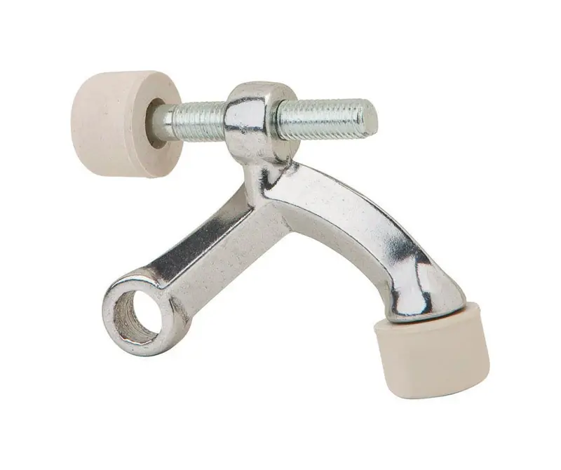 Ives 2.5 In. Aluminum Metallic Hinge Pin Door Stop For Hinged Doors