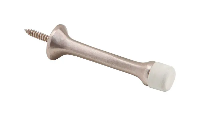 3-3/16 In. W X 7/8 In. L Satin Nickel Aluminum Door Stop - Model 61a15