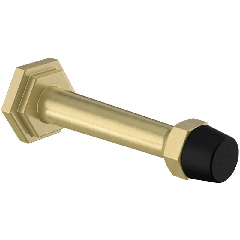 Powell Door Stop, Brushed Gold