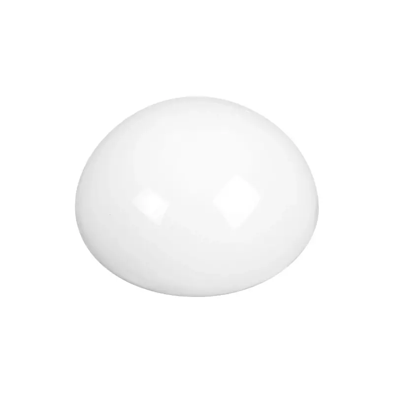 National Hardware Plastic White Soft Round Door Stop Mounts To Wall 2.25 In.