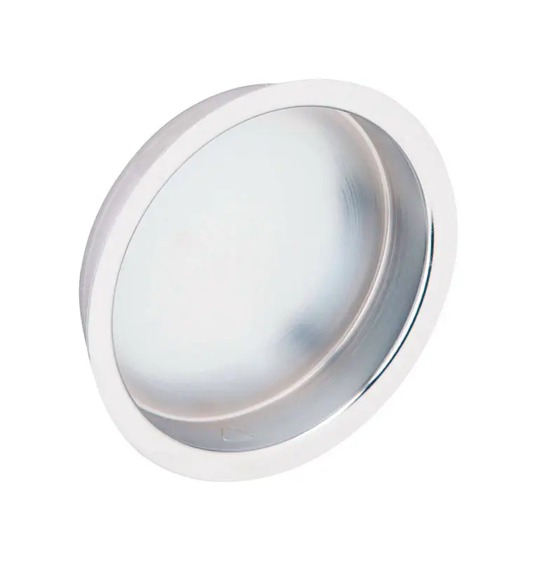 2-7/16 In. L Bright Chrome Brass Flush Pull - Model 221b26d