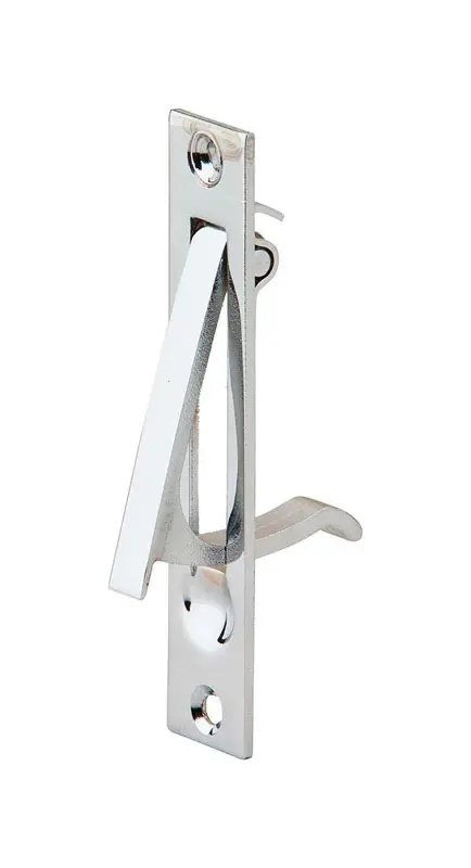 3-7/8 In. L Satin Chrome Brass Sliding Door Edge Pull - Model 230b26d