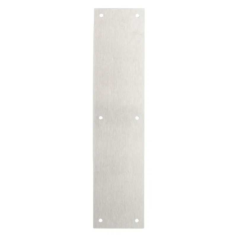 15 In. L Stainless Steel Push Plate For Doors - Durable And Sleek Design