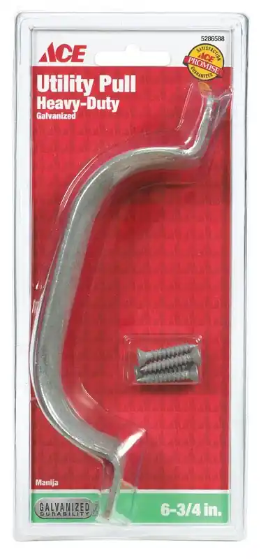 6.8 Inch Galvanized Silver Steel Heavy Duty Utility Pull For Doors
