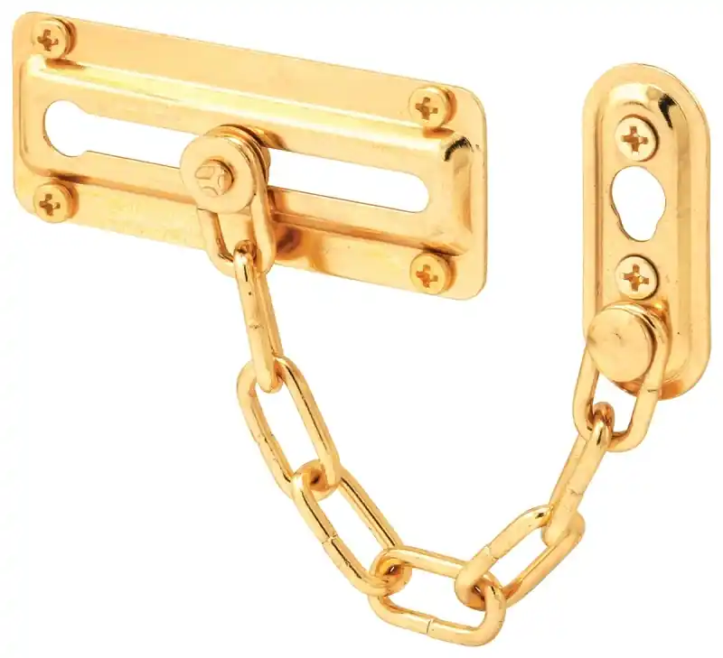 Chain Door Guard, Brass Finish