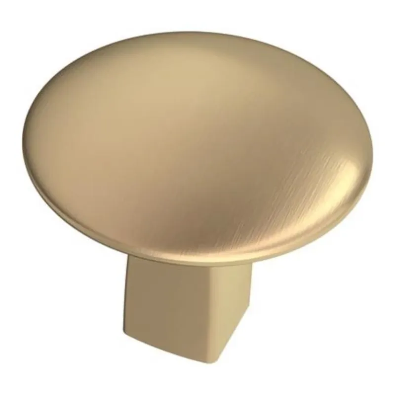 Riva Cabinet Knob, Golden Champagne, 1-1/4 In.