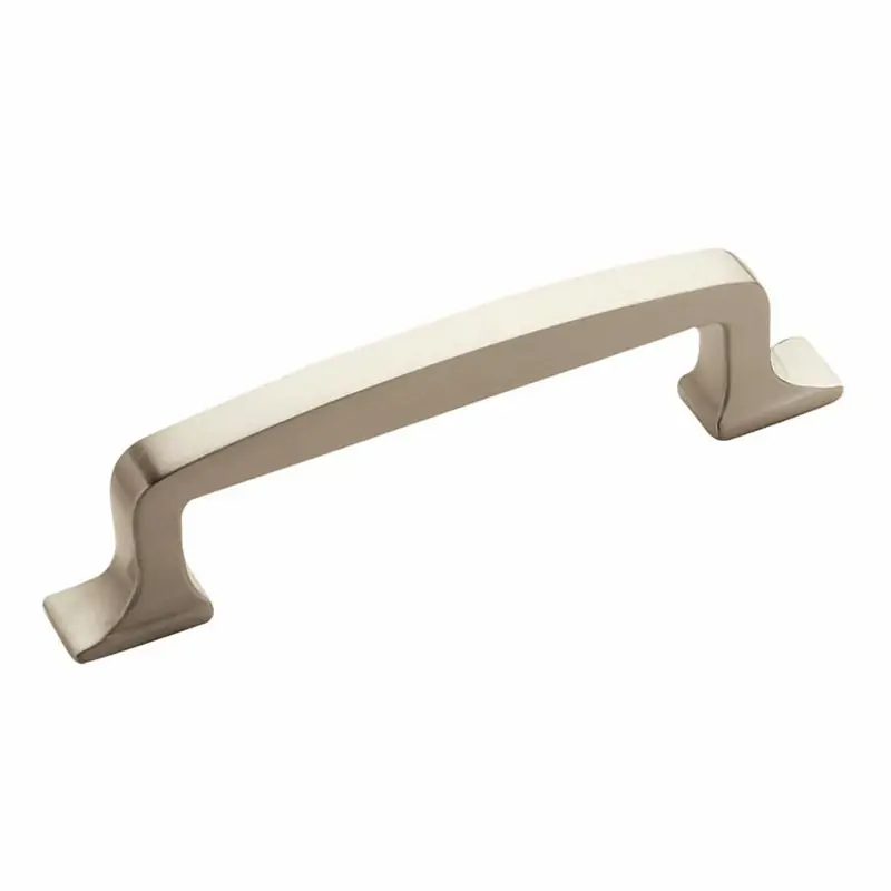 Amerock Transitional Arch Cabinet Pull 3-3/4 In. Satin Nickel Silver 1 Pk