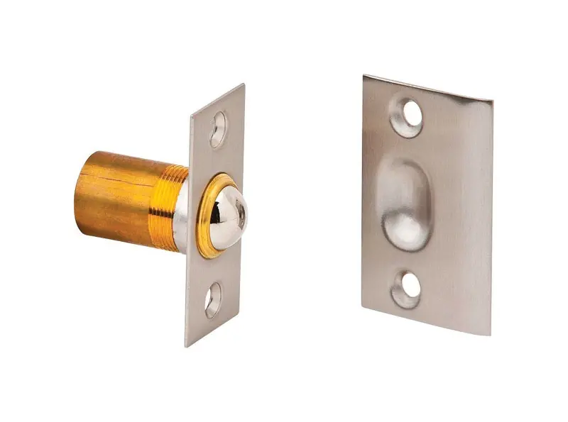 Satin Nickel Brass Ball Catch 2.13 In. H X 1 In. W X 1.38 In. D