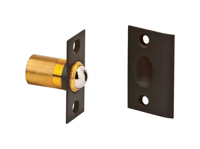 2.13 In. H X 1 In. W X 1.38 In. D Adjustable Oil Rubbed Bronze Brass Ball Catch