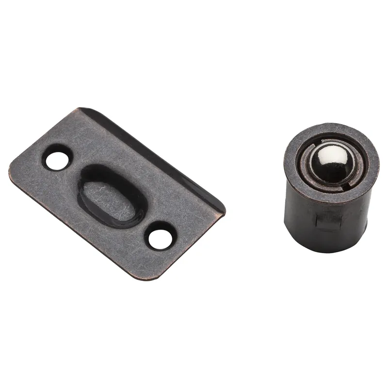 National Hardware Oil Rubbed Bronze Steel Drive-In Ball Catch 2.5 In. 1 Pk