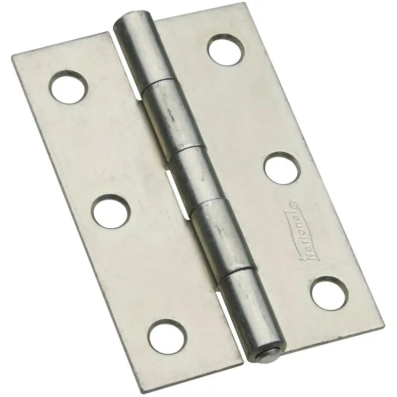 National Hardware 3 In. L Zinc-Plated Door Hinge 1 Pk