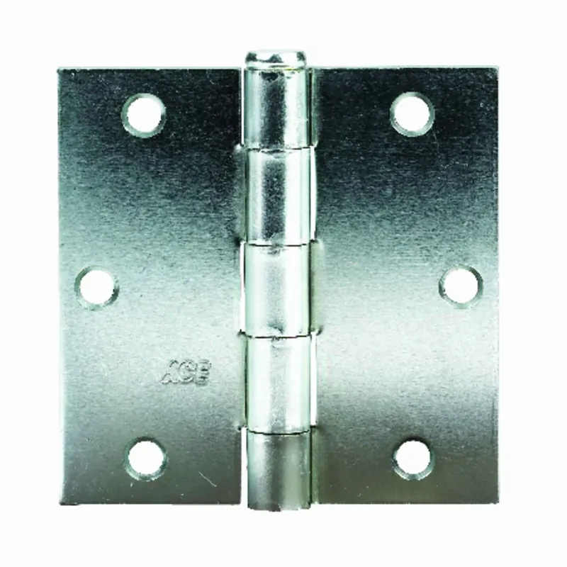 Ace 3-1/2 In. L Zinc-Plated Steel Broad Hinge 1 Pk