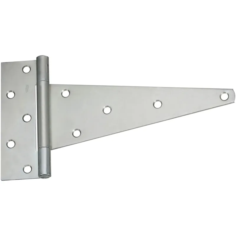 National Hardware 12 In. W X 12 In. L Zinc Plated Steel Heavy Duty T Hinge 1 Pk