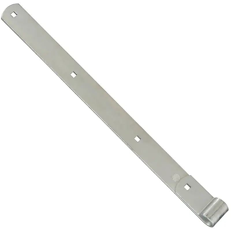 National Hardware 2 In. W X 24 In. L Zinc Plated Silver Steel Hinge Strap 1 Pk