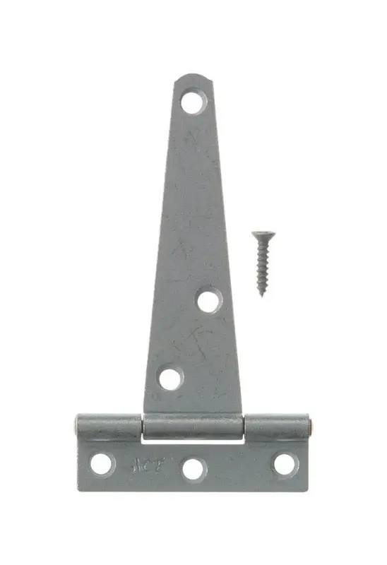 Ace 4 In. L Galvanized Light Duty T Hinge 2 Pk