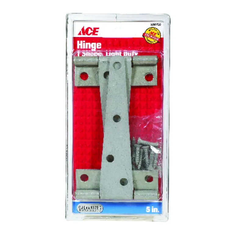 Ace 5 In. L Galvanized Light Duty T Hinge 2 Pk