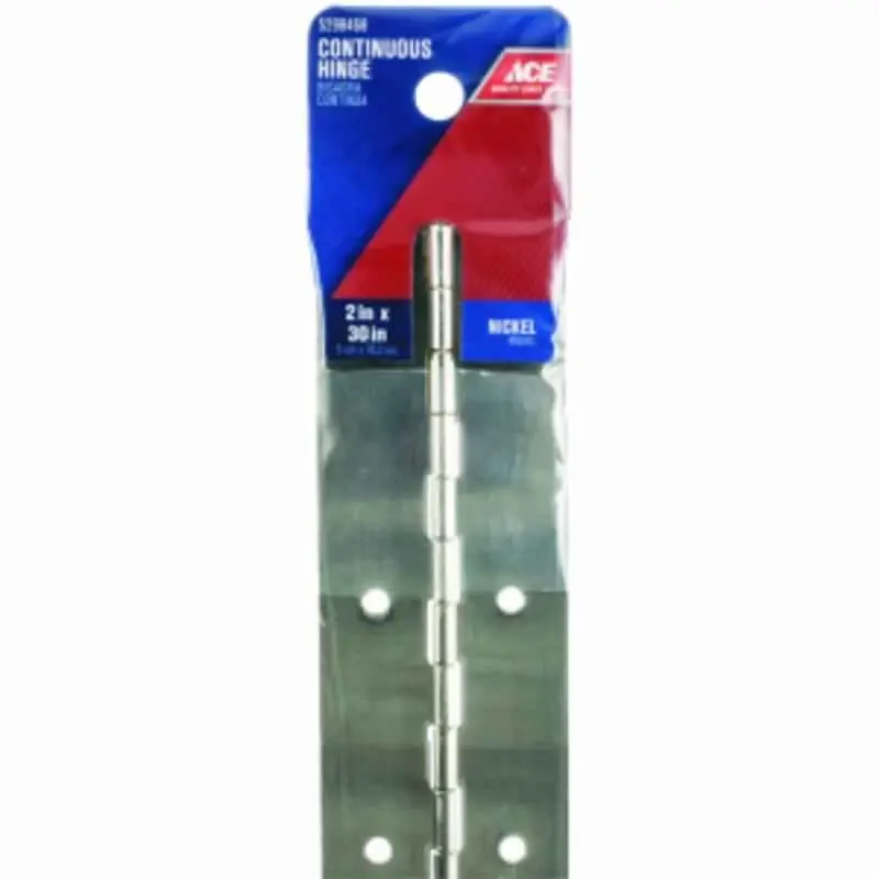 Ace 2 In. W X 30 In. L Nickel Steel Continuous Hinge 1