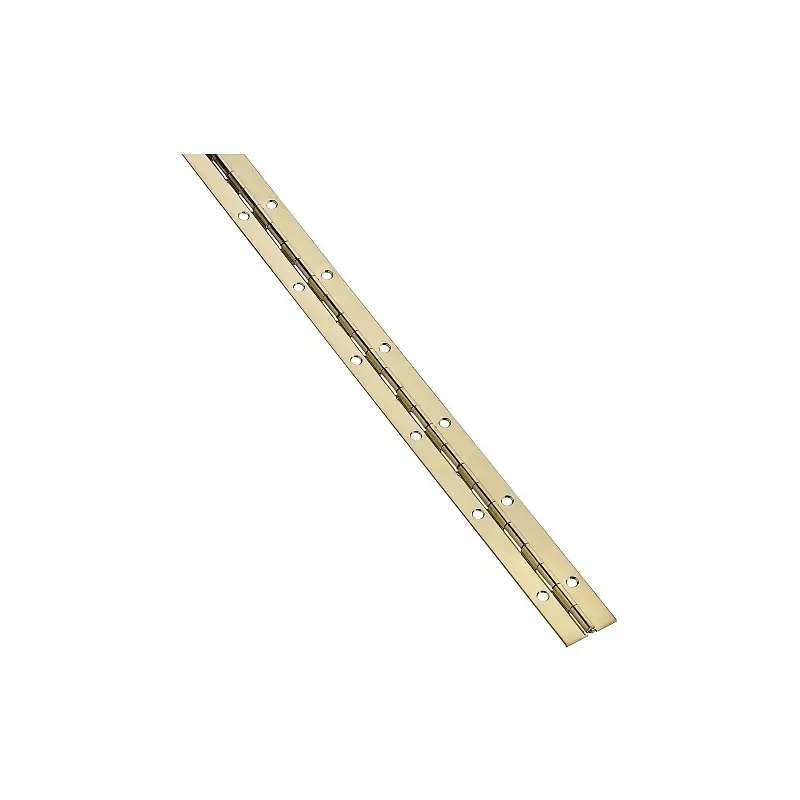 National Hardware 48 In. L Brass Continuous Hinge 1 Pk