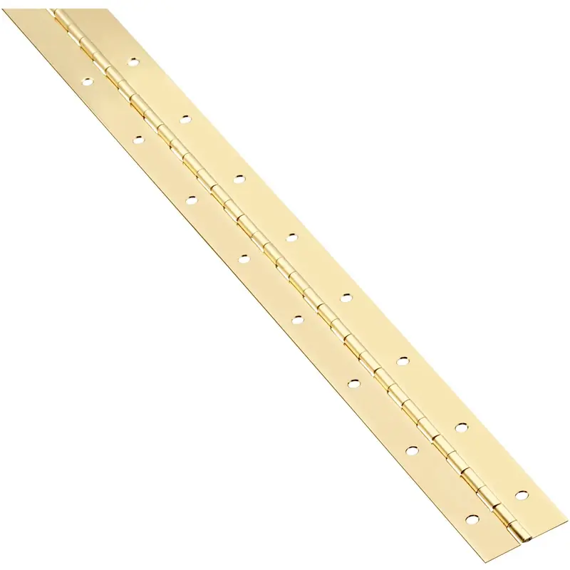 National Hardware 30 In. L Brass Continuous Hinge 1 Pk