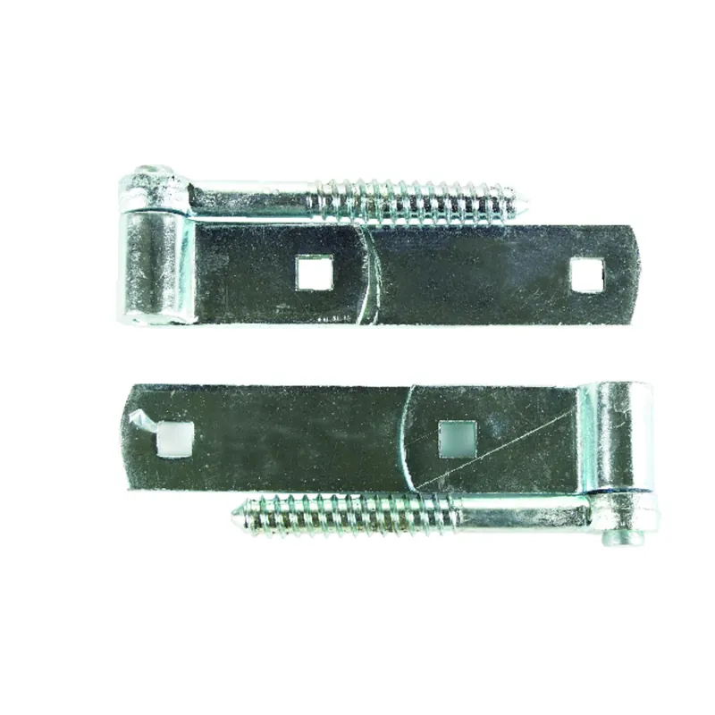 Ace 6 In. L Steel Screw Hook And Strap Hinge 2 Pk