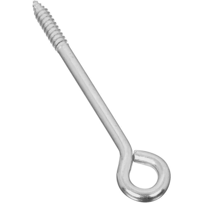 National Hardware 6 In. L Zinc-Plated Silver Steel Lag Screw Eye 1 Pk