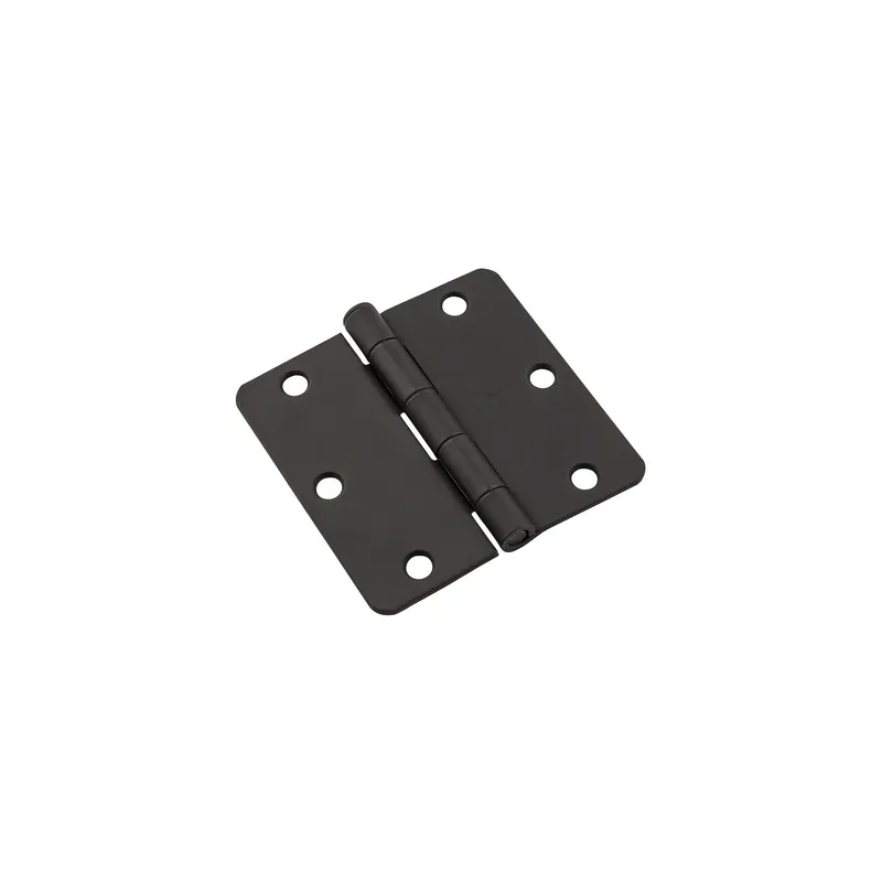 National Hardware 3-1/2 In. L Black Door Hinge 1 Pk