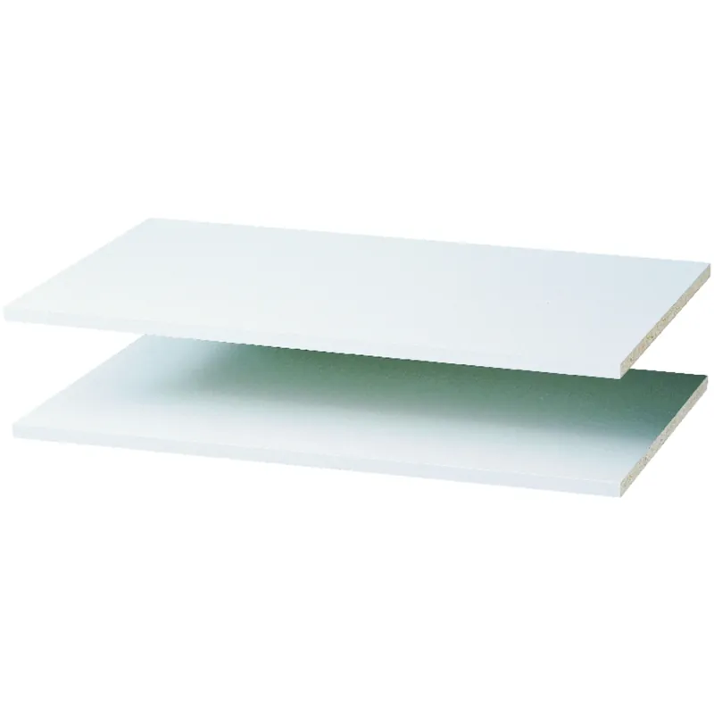 Easy Track 5/8 In. H X 35 In. W X 14 In. L Wood Closet Shelf