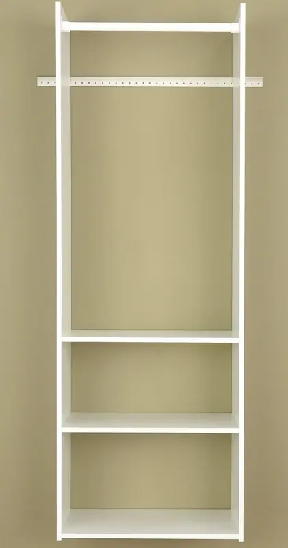 Easy Track 72 In. H X 5/8 In. W X 14 In. L Wood Hanging Tower Closet Kit