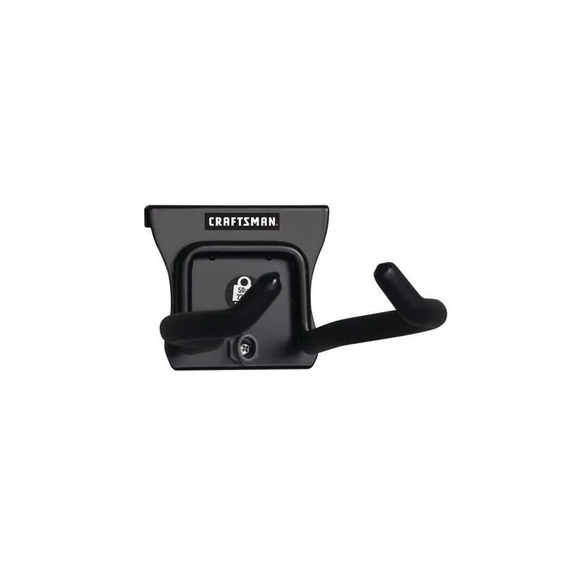 Craftsman VersaTrack 13‑Inch Heavy‑Duty Black Steel Outdoor Hook – 50 lb Capacity
