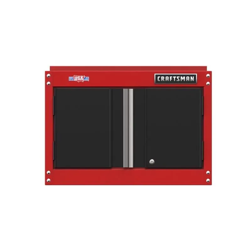Craftsman Black & Red 18" Steel Wall Cabinet – Durable Storage Solution