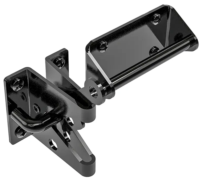 National Hardware 7.57 In. L Black Steel Gate Latch 1 Pk