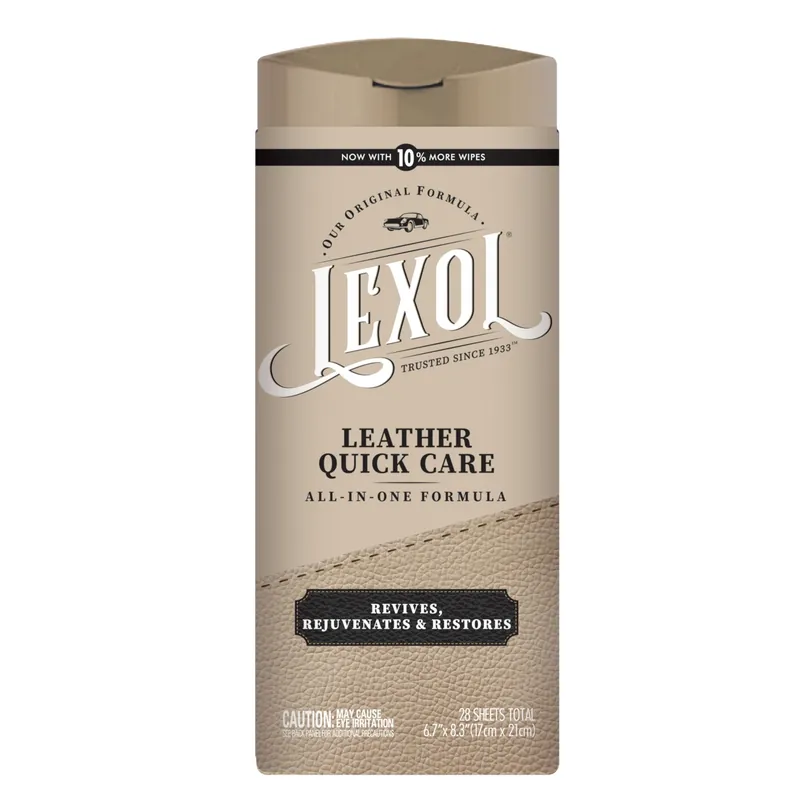 Leather Quick Care Wipes, 28-Ct.