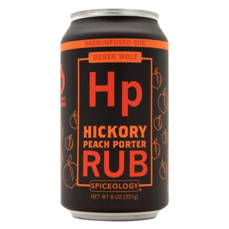 Hickory Peach Porter BBQ Rub, 8-oz.