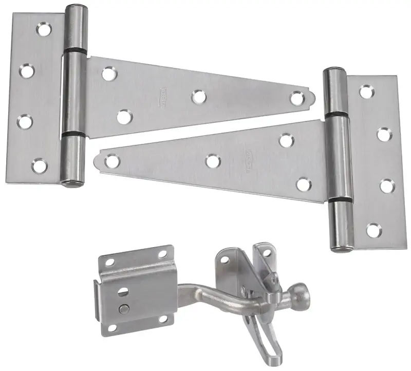 National Hardware Silver Stainless Steel Gate Hardware Kit 1 Pk