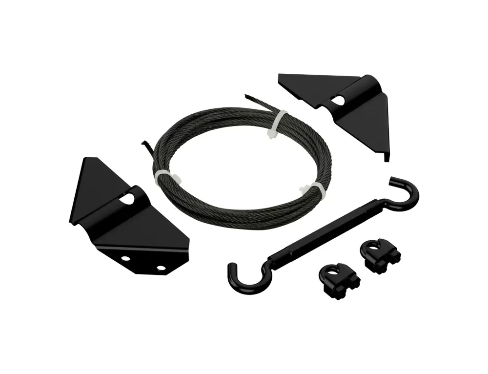 National Hardware Black Steel Anti-Sag Gate Kit 1 Pk