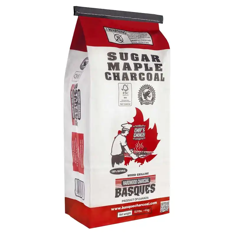 Sugar Maple All Natural Hardwood Lump Charcoal 8.8 Lb Bagged