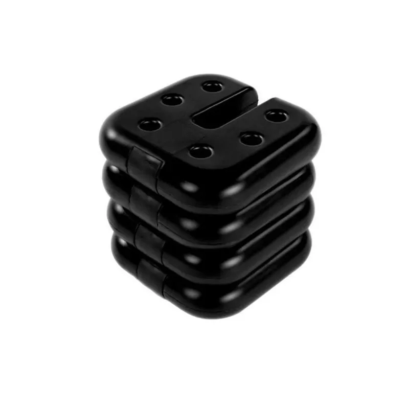 Crown Shade 5 lb Black Plastic Weight Plate – Durable Home Gym Essential