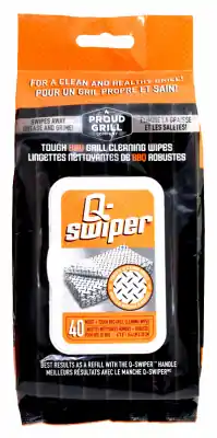 Proud Grill Q-Swiper Grill Cleaner 8 In. L X 6 In. W 40 Pc