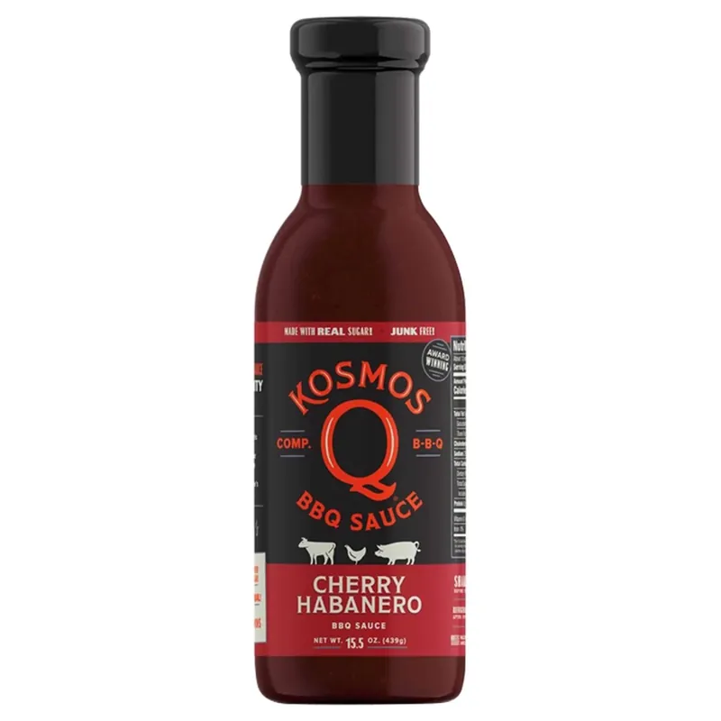 Cherry Habanero Bbq Sauce 15.5 Oz - Perfect For Barbecues And Cookouts