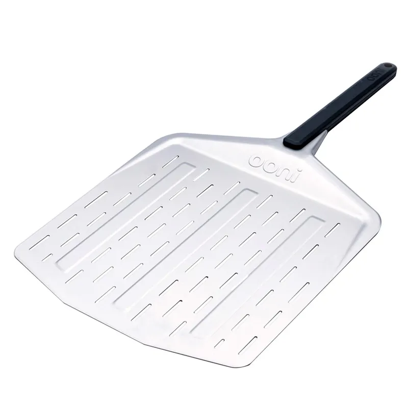 Ooni 12 In Perforated Black/Silver Pizza Peel