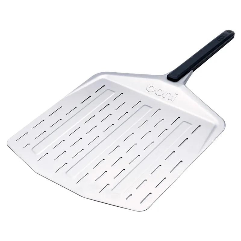 Ooni 14 In Perforated Black/Silver Pizza Peel