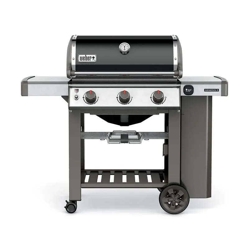 Spirit S-315 LP Gas Grill, 3 Burners, 32,000 BTU, Stainless Steel