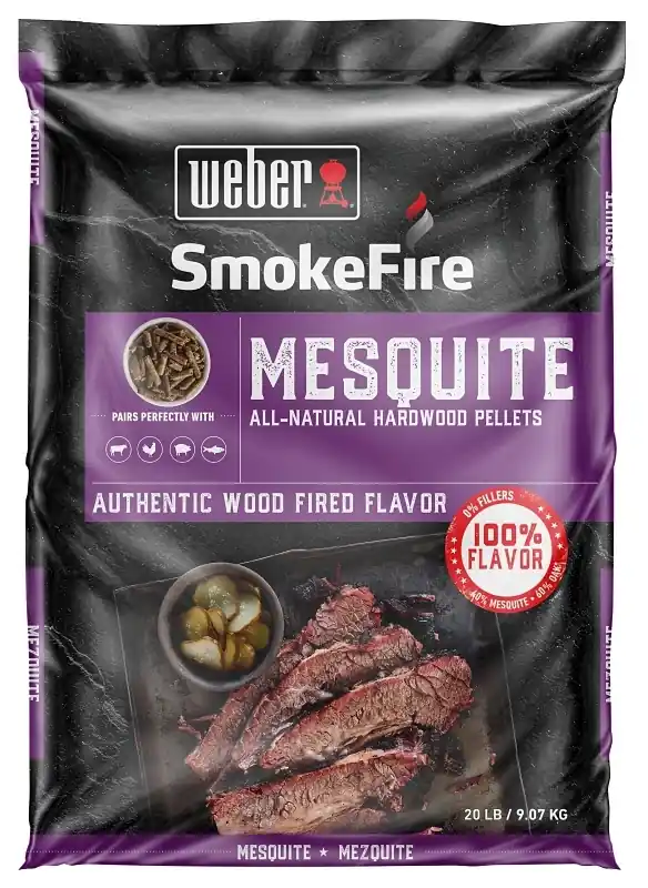 All-Natural Hardwood Pellets, Mesquite, 20 Lbs.