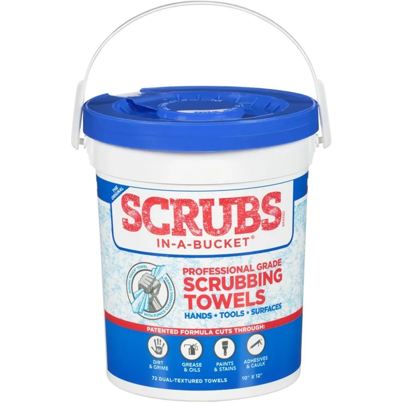 Permatex Scrubs 12 In. L X 10 In. W Polypropylene Scrubbing Towels 72 Pk