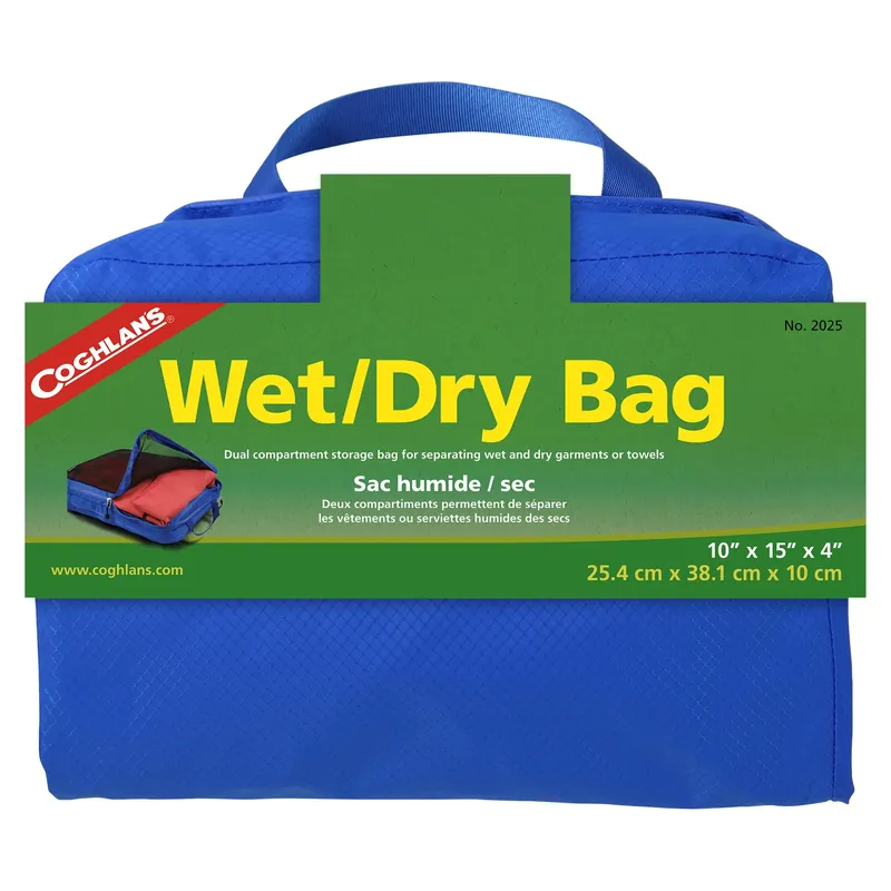 Coghlan‘s Blue Wet Dry Bag 10 In. H X 4 In. W X 15 In. L 1 Pk