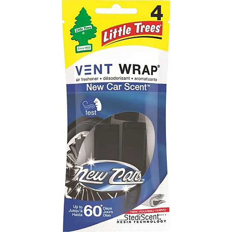 Little Trees Vent Wrap New Car Scent Car Air Freshener 4 Oz Solid 1 Pk